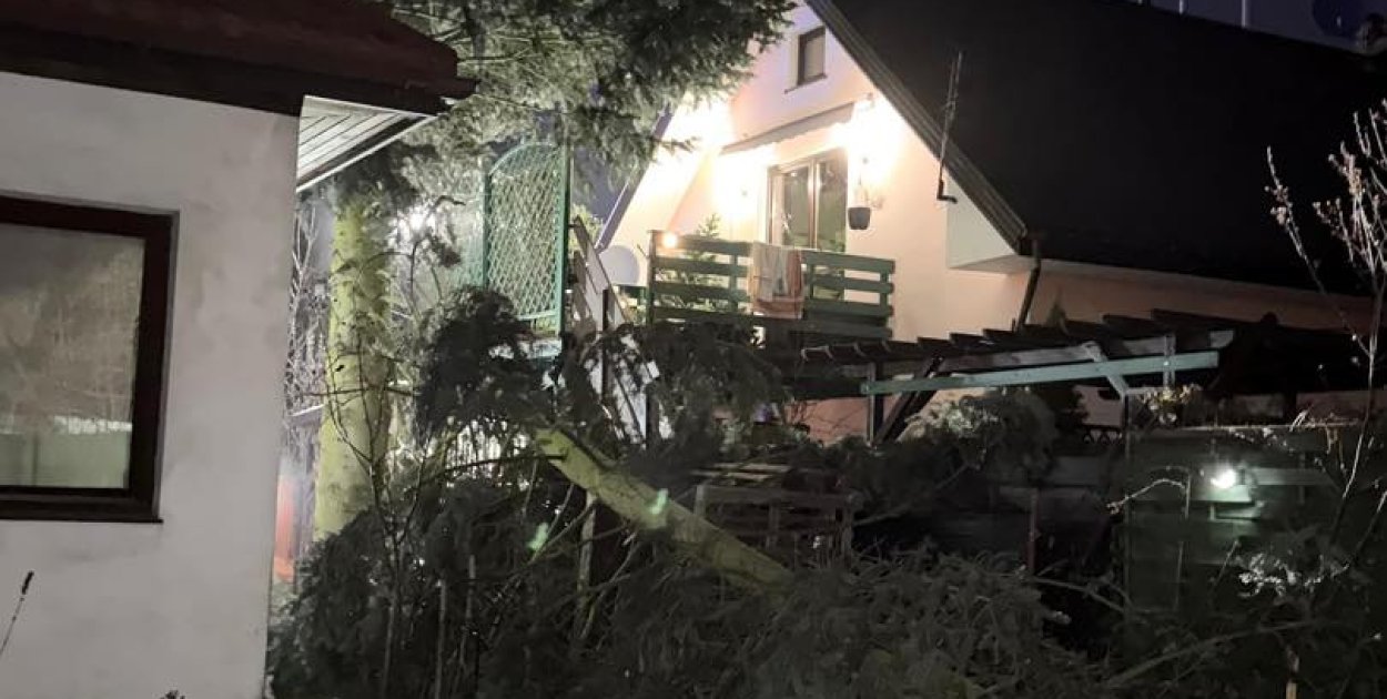 Legionowski: Połamane i uszkodzone drzewa. Ponad 30 interwencji strażaków