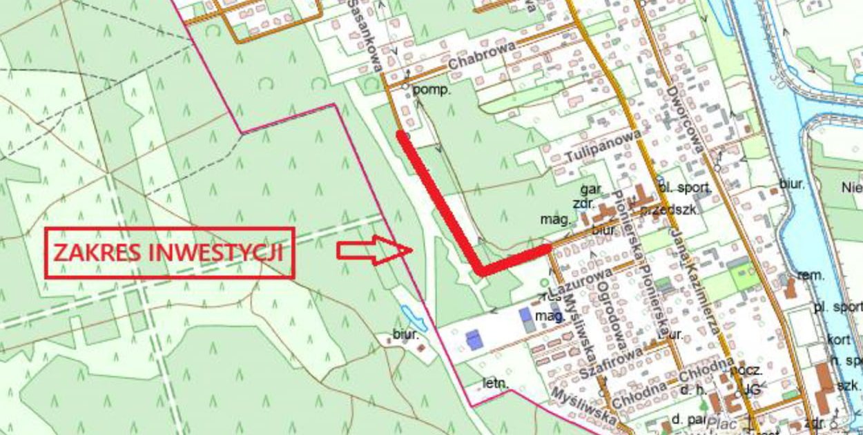 Nieporęt: Ulica Sasankowa będzie przedłużona. Gmina szuka wykonawcy