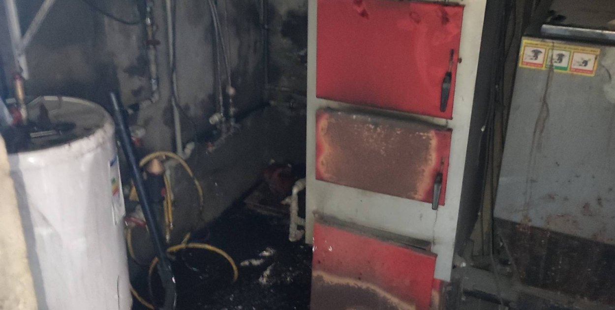 Chotomów: Pożar w kotłowni ugasiła woda z pękniętej rury